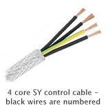 Example outdoor unit wiring
