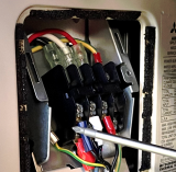 Example outdoor unit wiring